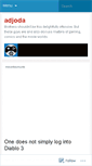 Mobile Screenshot of adjoda.wordpress.com
