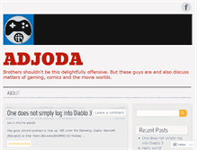Tablet Screenshot of adjoda.wordpress.com
