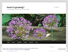 Tablet Screenshot of howsitgrowing.wordpress.com