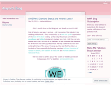 Tablet Screenshot of makemefabulous.wordpress.com