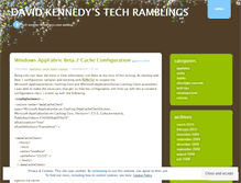 Tablet Screenshot of dotnetdave.wordpress.com