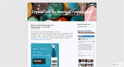 Desktop Screenshot of crystaltalk.wordpress.com