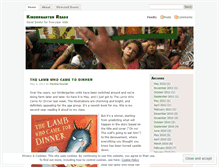 Tablet Screenshot of kindergartenreads.wordpress.com