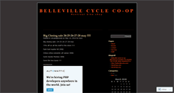 Desktop Screenshot of bellevillecyclecoop.wordpress.com