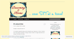 Desktop Screenshot of dreamingahome.wordpress.com