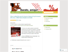 Tablet Screenshot of baratoamigo.wordpress.com