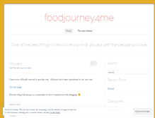 Tablet Screenshot of foodjourney4me.wordpress.com
