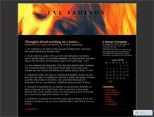 Tablet Screenshot of evejameson.wordpress.com