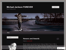 Tablet Screenshot of mjacksonforever.wordpress.com