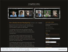 Tablet Screenshot of evangelistafamily.wordpress.com