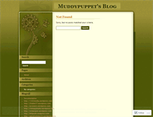 Tablet Screenshot of muddypuppet.wordpress.com