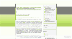 Desktop Screenshot of forextradingmarkett.wordpress.com