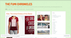 Desktop Screenshot of fumichronicles.wordpress.com