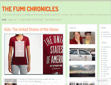 Tablet Screenshot of fumichronicles.wordpress.com