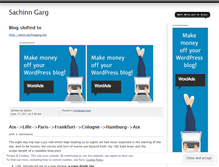 Tablet Screenshot of gargsachin.wordpress.com