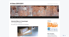 Desktop Screenshot of 4cities2010.wordpress.com