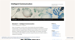 Desktop Screenshot of intelligentcommunication.wordpress.com