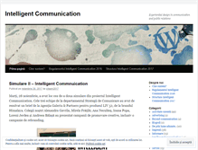 Tablet Screenshot of intelligentcommunication.wordpress.com