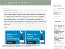 Tablet Screenshot of minhbach.wordpress.com