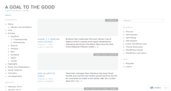 Desktop Screenshot of agoaltothegood.wordpress.com