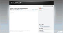 Desktop Screenshot of manishjava.wordpress.com