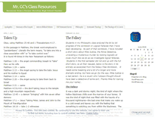 Tablet Screenshot of gcresources.wordpress.com