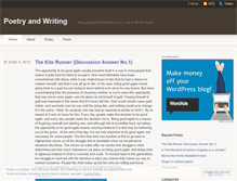 Tablet Screenshot of poetryandwritingdotme.wordpress.com