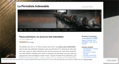 Desktop Screenshot of laperiodistaindeseable.wordpress.com