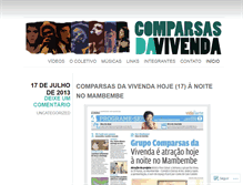 Tablet Screenshot of comparsasdavivenda.wordpress.com