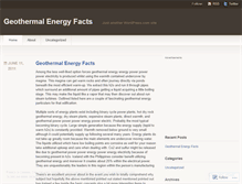 Tablet Screenshot of geothermaljournal6.wordpress.com