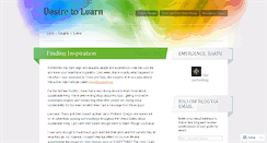 Desktop Screenshot of adesiretolearn.wordpress.com