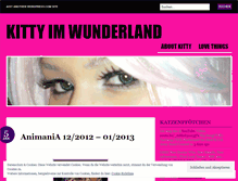 Tablet Screenshot of kittyswunderland.wordpress.com