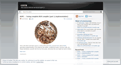 Desktop Screenshot of gdtr.wordpress.com
