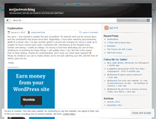Tablet Screenshot of notjustwatching.wordpress.com