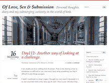 Tablet Screenshot of 365daysofsexandlove.wordpress.com