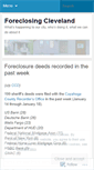 Mobile Screenshot of foreclosingcleveland.wordpress.com