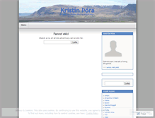 Tablet Screenshot of kristinthora.wordpress.com