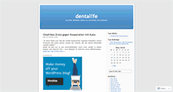 Desktop Screenshot of dentalife.wordpress.com