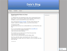 Tablet Screenshot of daleglass.wordpress.com