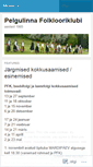 Mobile Screenshot of folklooriklubi.wordpress.com