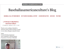 Tablet Screenshot of baseballasamericanculture.wordpress.com