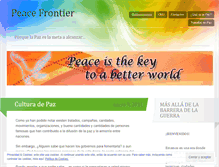 Tablet Screenshot of peacefrontier.wordpress.com