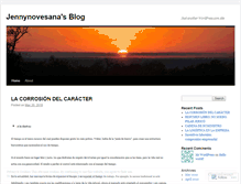 Tablet Screenshot of jennynovesana.wordpress.com