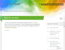 Tablet Screenshot of culturefeast.wordpress.com