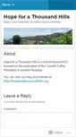 Mobile Screenshot of hope4athousandhills.wordpress.com