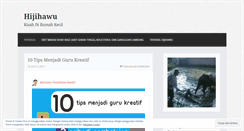 Desktop Screenshot of hijihawu.wordpress.com
