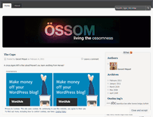 Tablet Screenshot of ossom.wordpress.com