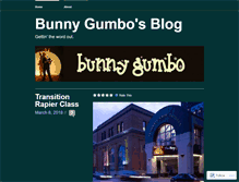 Tablet Screenshot of bunnygumbo.wordpress.com