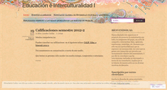 Desktop Screenshot of interculturalidadffyl.wordpress.com