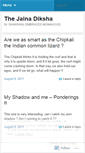 Mobile Screenshot of jaindiksha.wordpress.com